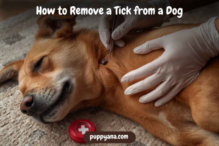Image showcasing How to Remove a Tick from a Dog in 5 Safe Steps - PuppyAna