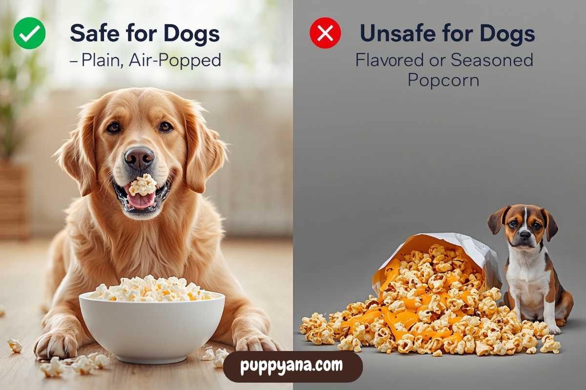 Risk and Benefit of Dogs Eatting Popcorn