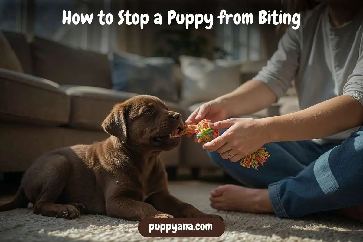 How to Stop a Puppy from Biting