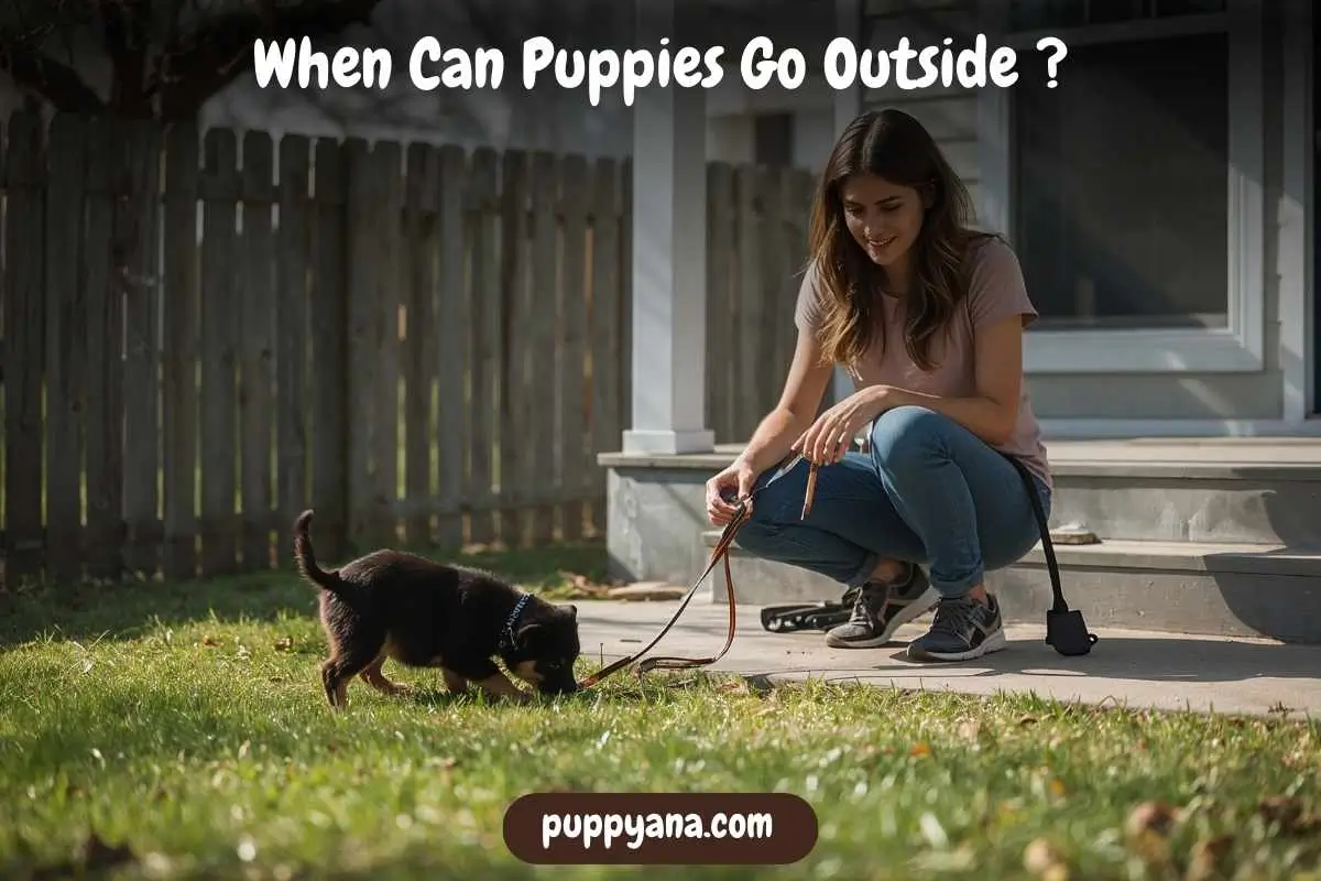 When Can Puppies Go Outside