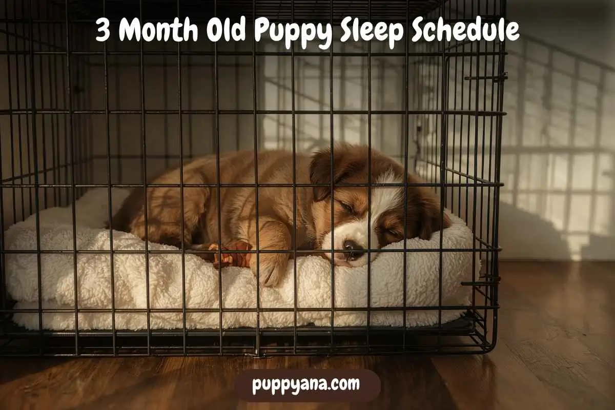 3 Month Old Puppy Sleep Schedule